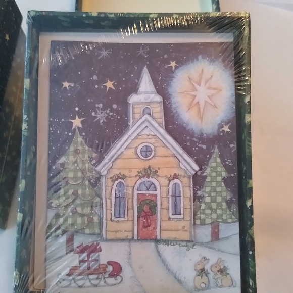Susan Winget Winter Village Christmas, 2 Sealed Boxes = 30 Cards + Enve… - Picture 4 of 4